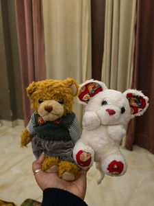 Vintage Teddy Bear Duo