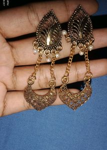 3 Golden New Earrings