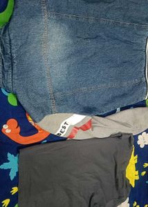 winter Boys Denim Jacket &amp; T-Shirt Set