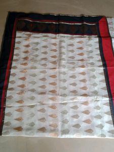 Lovely off White Saree