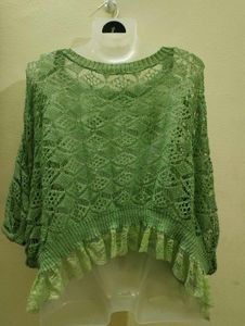 Light Green Corchet Top