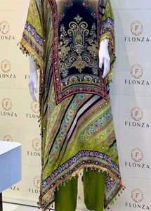 Premium Chinnon Kaftan Set Of 3
