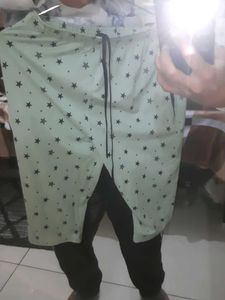 Pastel Green🌿 Knee Lenght Shorts