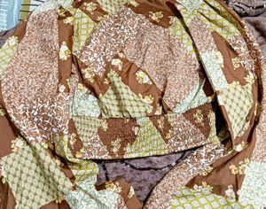 Patchwork Print Blouse