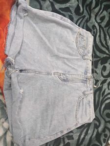 Light Wash Denim Shorts