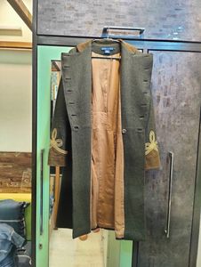 Ralph Lauren Long Military Coat in Khaki Green