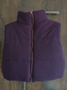 Plum Padded Vest