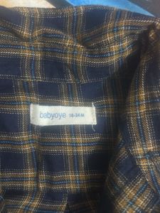 Babyoye Plaid Flannel Shirt