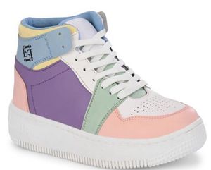 Colorful 8 size High-Top Sneakers