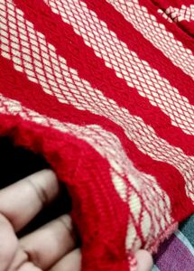 Red Knit Kurta Set❤️