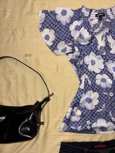 °❀⋆.ೃ࿔*:･y2k floral top °❀⋆.ೃ࿔*:･