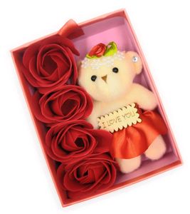 Teddy Bear &amp; Roses Gift Set