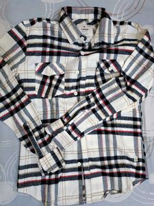 Plaid Flannel Woolen Shirt