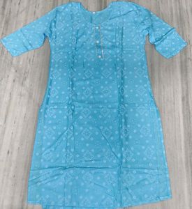 This Is The Reyon Cotton Long Kurti .