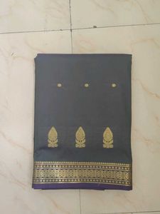 Elegant katpadar ,Green Saree