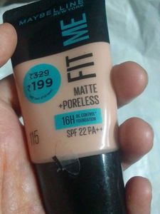 Maybelline Fit Me Foundation &amp; MAC Eyeliner