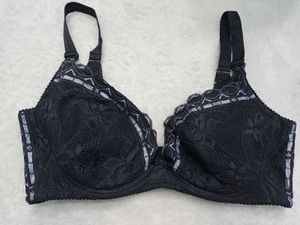 Pedded Black Bra 34, F Size