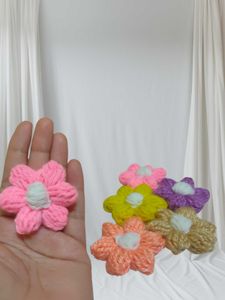 Crochet Flower Embellishments