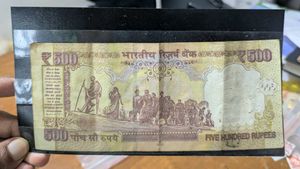 500 Rupees Demonetised Note