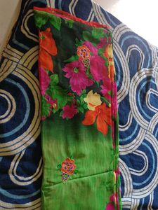 NEW FLORAL EMBROIDERED SAREE