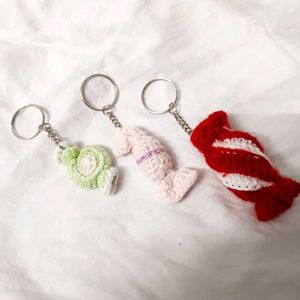 Crochet Candy Keychain Set 🍬🍬🍬💫💫💫
