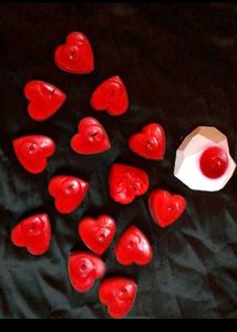 15 Heart Shaped Candles