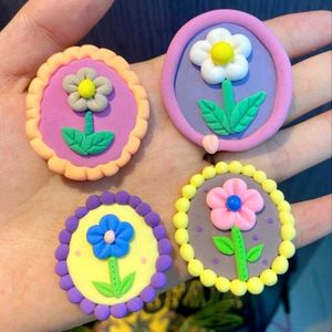 Clay Flower Magnets 🌷
