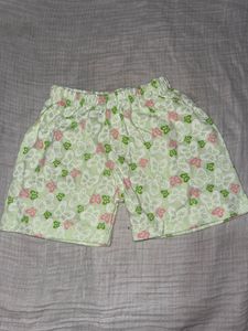 A Beautiful Pink Tee With  Shorts.