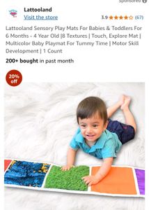 Lattooland Sensory Play Mat