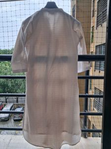 White Cotton Kurta