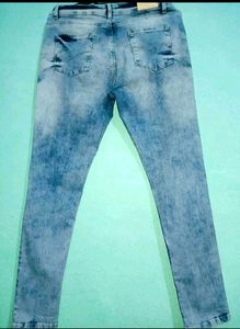 Acid Wash Denim Jeans