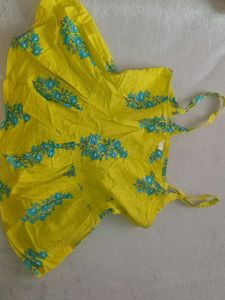 Yellow Floral Top