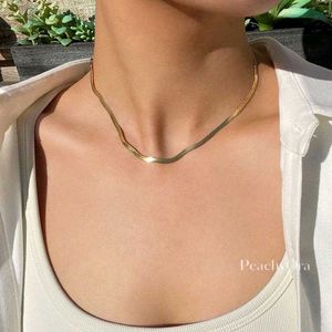 Beautiful Korean Golden snake chain.