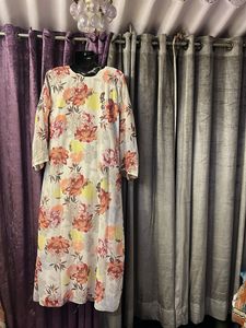 Floral Print Dress &amp; Cape Set