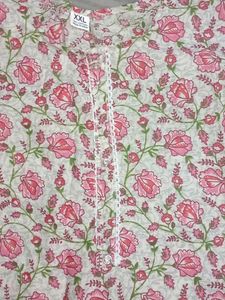 Floral Print short kurti