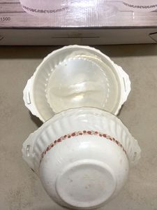 Dinner Serving Bowl Set Of 3 With Spoon