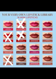 Just Herbs Micro Mini Lipsticks + red matte
