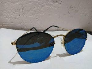 UV Protection, Mirrored Aviator Sunglass (For Men