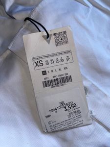 ❗️OFFER❗️Zara Oversized White Backless Shirt