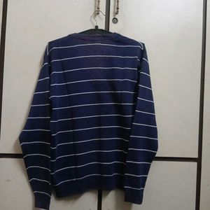 Striped Navy Blue Sweater