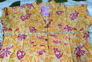 Floral Print Button-Down Shirt