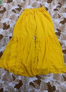 Yellow Embellished Garara