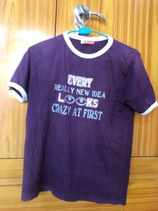 Purple Graphic Tee