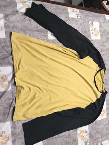 Two-Tone Long Sleeve Tee