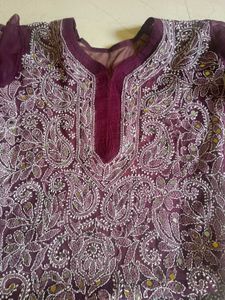 Elegant Purple Kurta