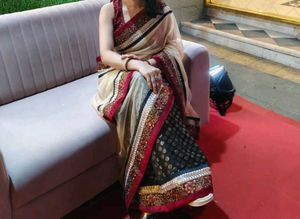 Gold &amp; Black Gorgeous Saree