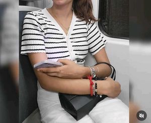 Striped Button-Down Top