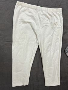 White Capri Leggings