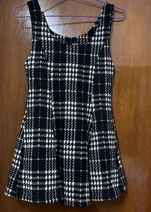 Checked Mini Dress