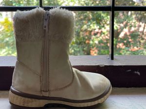 Kids' Winter Boots with Faux Fur Trim